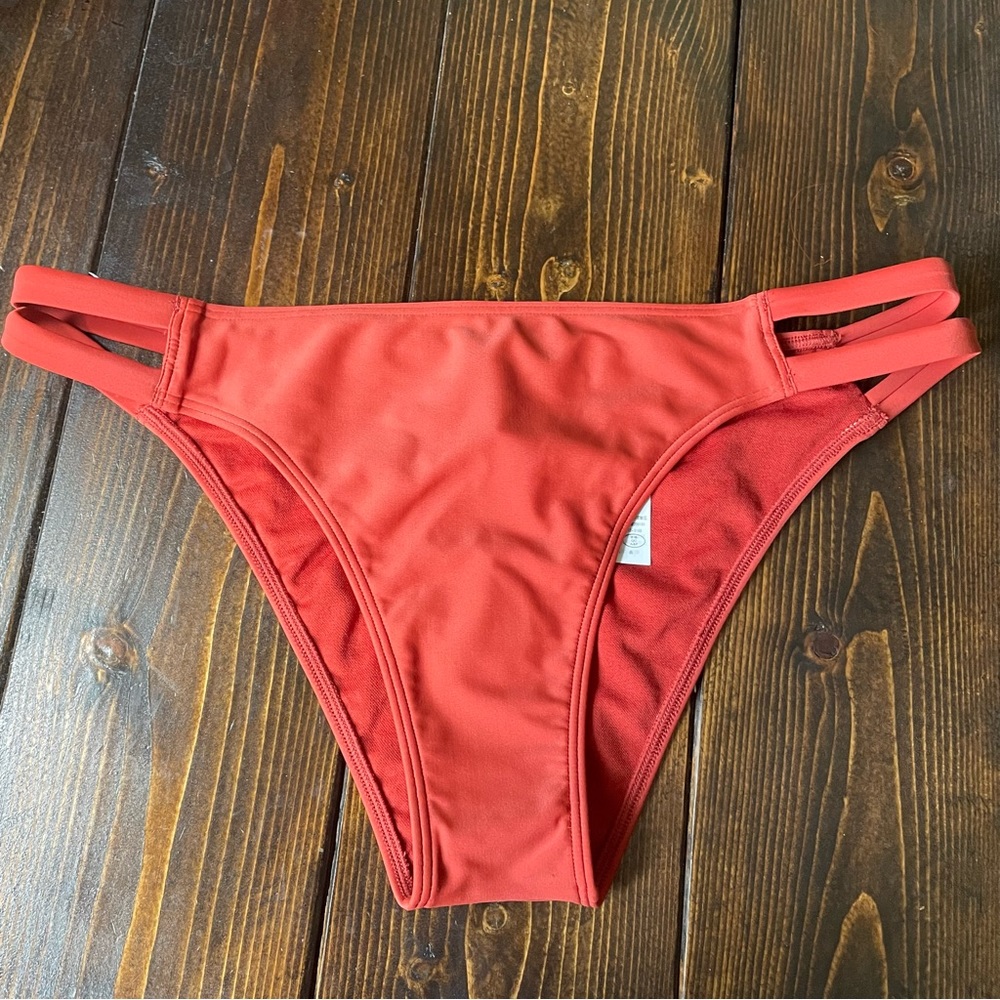 Abercrombie & Fitch Burnt Orange Cheeky Bikini Bottom NWT Size XL